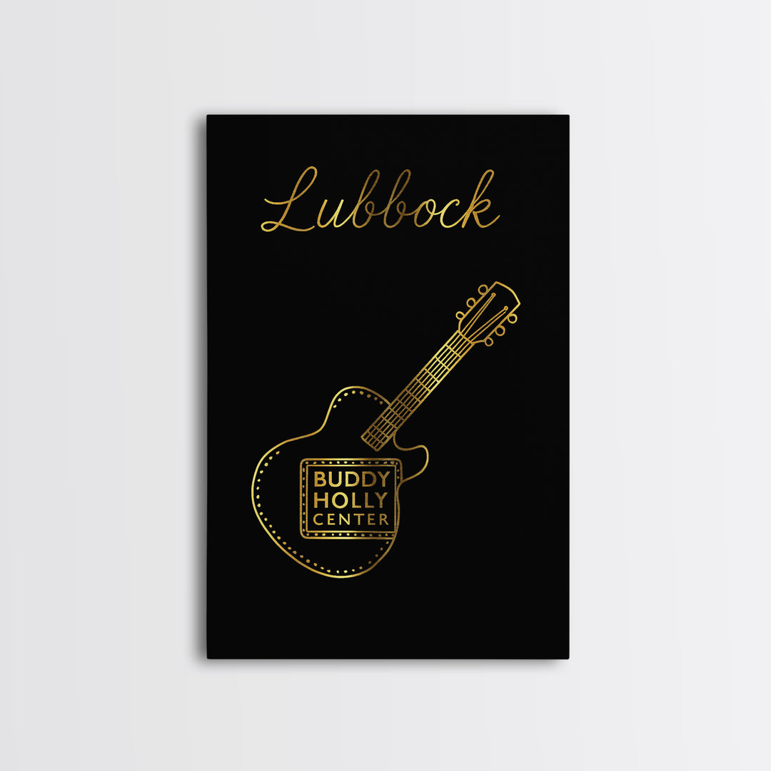 Lubbock Texas Travel Poster, Canvas Print, Dark Minimalist Wall Art, Lubbock City Art, Travel Poster Set, Vintage City Art, Retro Poster