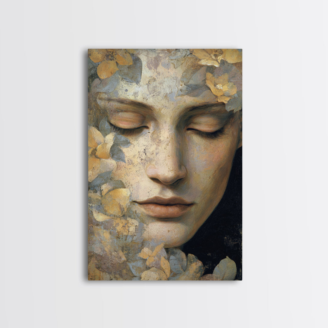 Tea Bowl and Steam Canvas Print, Meditation Art, Contemporary Art, Living Room Decor, Fine Art, Stillness, Modern Decor, MED-2x3-77
