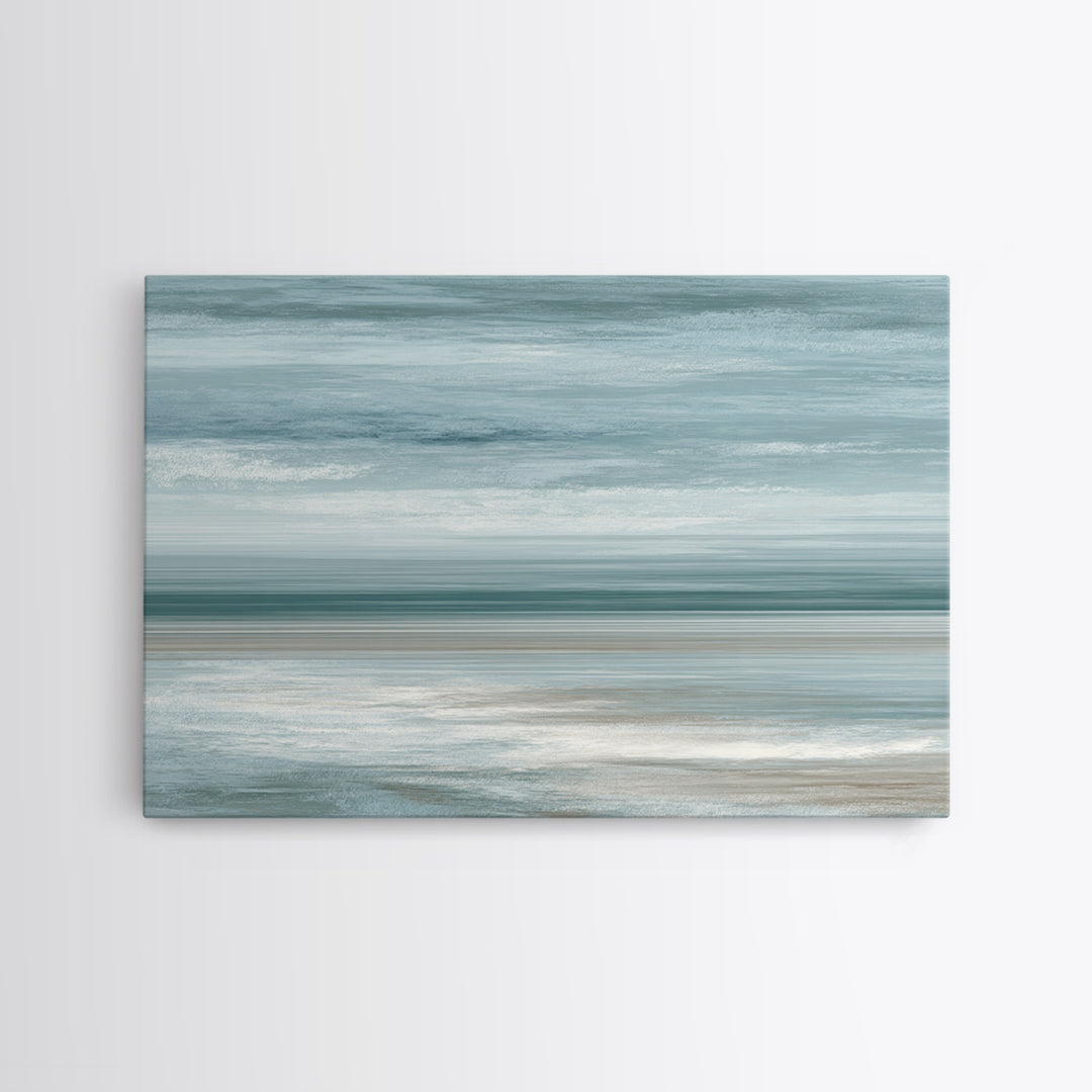 Abstract Breath Waves Canvas Print, Meditation Art, Spiritual Wall Art, Living Room Decor, Abstract Art, Stillness, Boho Decor, MED-3x2-34