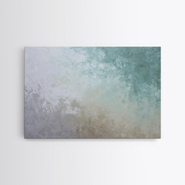 Soft Chakra Color Gradient Without Symbols Overload Canvas Print, Meditation Art, Neutral Wall Art, Living Room Decor, MED-3x2-62