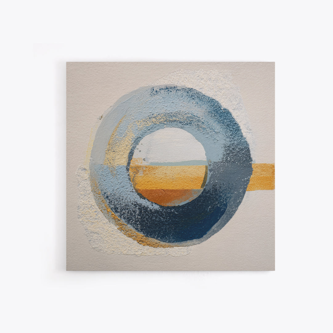 Single Brushstroke Circle Canvas Print, Minimalist Art, Abstract Wall Art, Living Room Decor, Oil Painting, Minimal, MIN-1x1-22