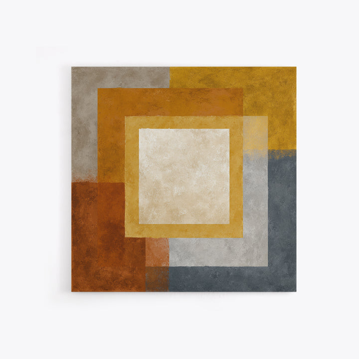 Calm Rectangle Composition Framed Canvas Print, Minimalist Art, Modern Wall Art, Living Room Decor, Abstract Art, Minimal, MIN-1x1-72