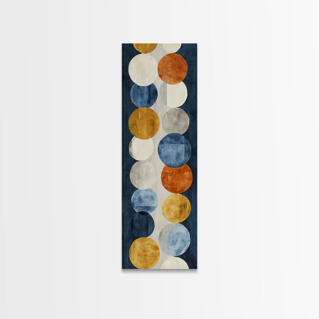 Single Brushstroke Circle Canvas Print, Minimalist Art, Boho Decor, Living Room Decor, Oil Painting, Minimal, Digital Prints, MIN-1x3-82