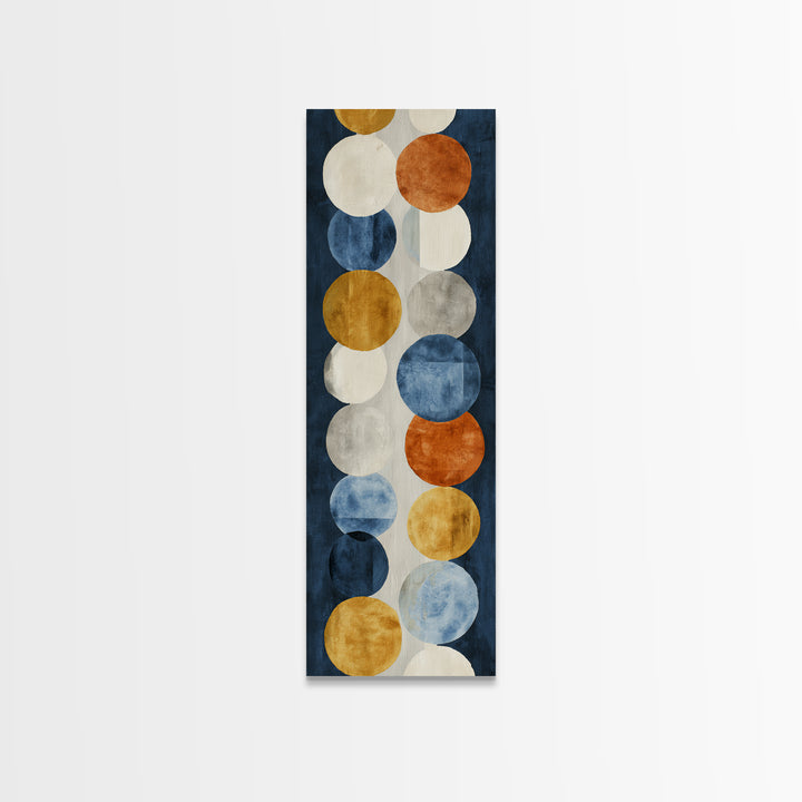 Single Brushstroke Circle Canvas Print, Minimalist Art, Boho Decor, Living Room Decor, Oil Painting, Minimal, Digital Prints, MIN-1x3-82