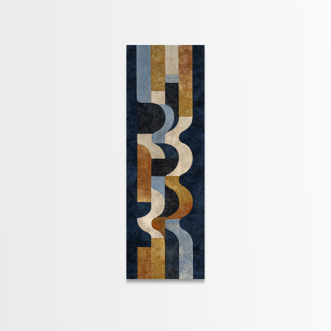Minimal Abstract Wave Line Canvas Print, Minimalist Art, Boho Decor, Living Room Decor, Fine Art, Minimal, Digital Prints, MIN-1x3-97