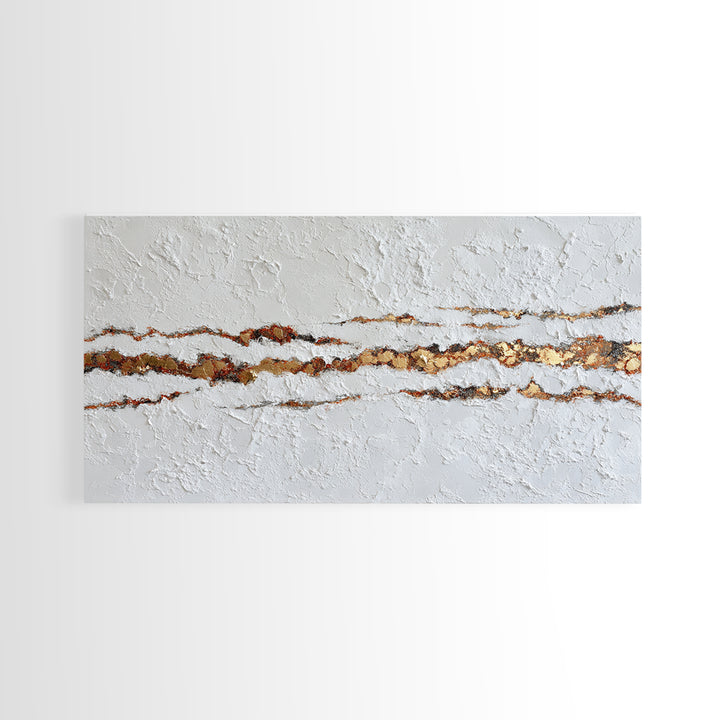 White on White Plaster Texture Study Framed Canvas Print, Minimalist Art, Digital Print, Living Room Decor, Fine Art, Minimal, MIN-2x1-84