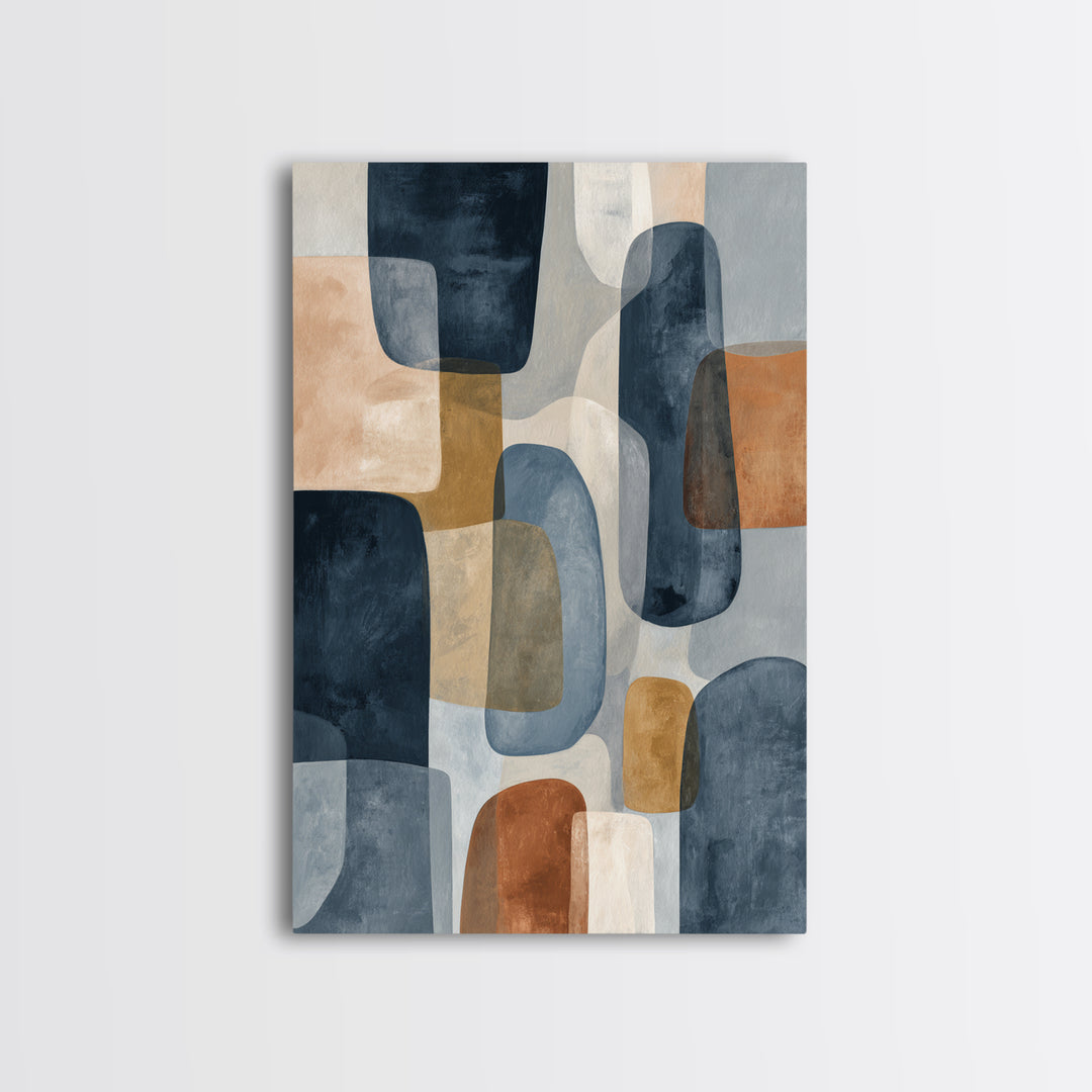 Quiet Stone Stack Canvas Print, Minimalist Art, Abstract Art, Living Room Decor, Minimal, Modern Art, Minimalist Wall Art, MIN-2x3-67