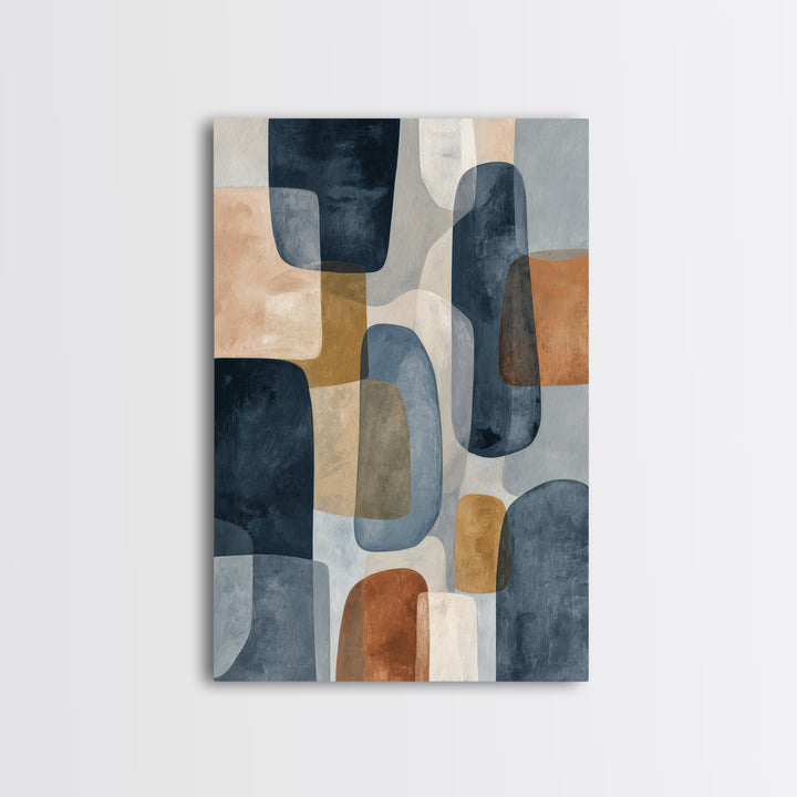 Quiet Stone Stack Canvas Print, Minimalist Art, Abstract Art, Living Room Decor, Minimal, Modern Art, Minimalist Wall Art, MIN-2x3-67