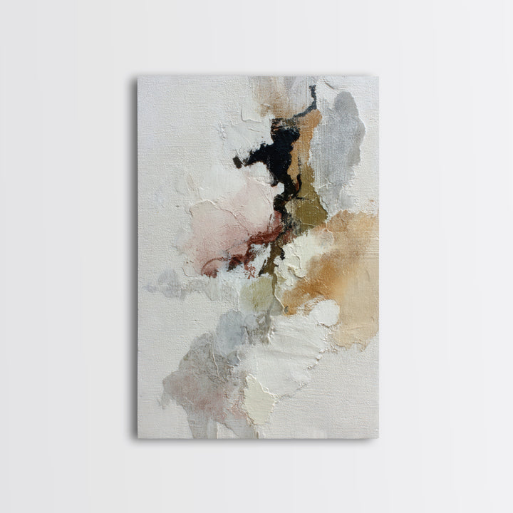 Small Cloud Study Canvas Print, Minimalist Art, Living Room Decor, Minimal, Modern Decor, Fine Art Print, Statement Artwork, MIN-2x3-77