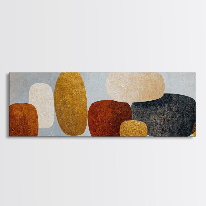 Quiet Stone Stack Canvas Print, Minimalist Art, Fine Art Print, Living Room Decor, Abstract Art, Minimal, Wall Decor, MIN-3x1-3