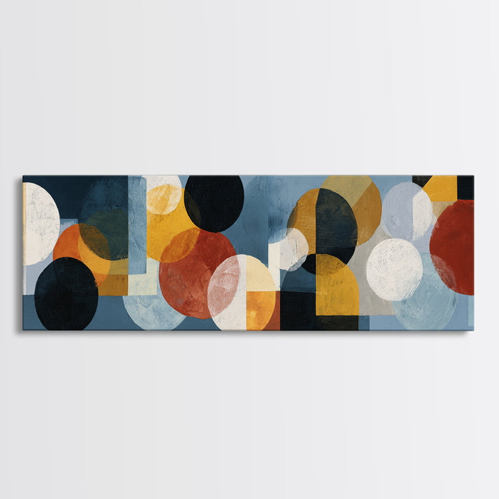 Single Brushstroke Circle Canvas Print, Minimalist Art, Large Wall Art, Living Room Decor, Fine Art, Minimal, Japanese Wall Art, MIN-3x1-38