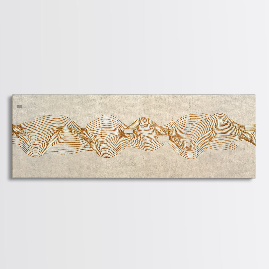 Minimal Cat Line Drawing Framed Canvas Print, Minimalist Art, Digital Wall Art, Living Room Decor, Abstract Art, Minimal, MIN-3x1-87