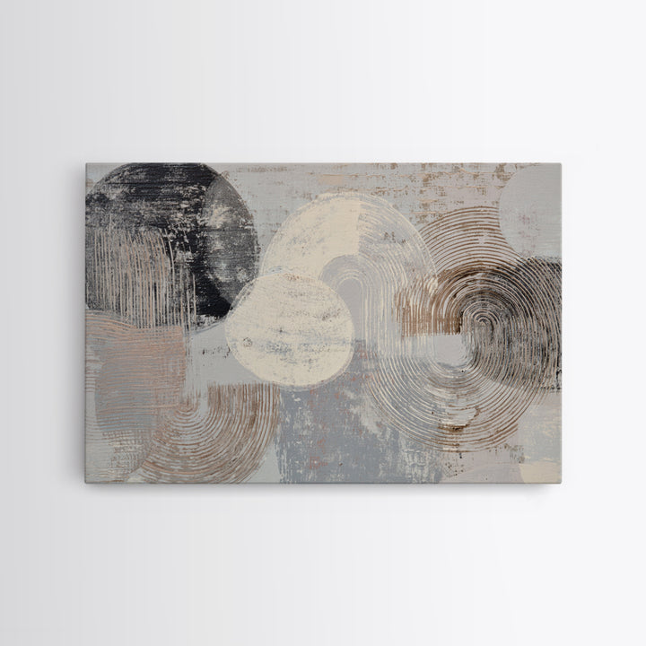 Small Cloud Study Canvas Print, Minimalist Art, Neutral Decor, Living Room Decor, Fine Art, Minimal, Home Decor, Poster, MIN-3x2-49