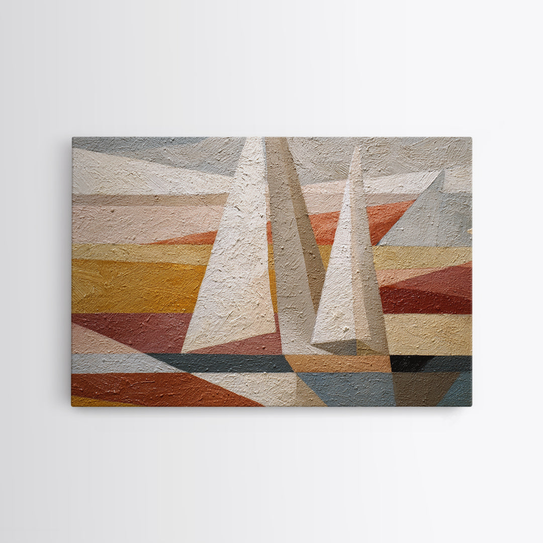 Tiny Sailboat under Open Sky Canvas Print, Minimalist Art, Printable Art, Living Room Decor, Fine Art, Minimal, Neutral Decor, MIN-3x2-66