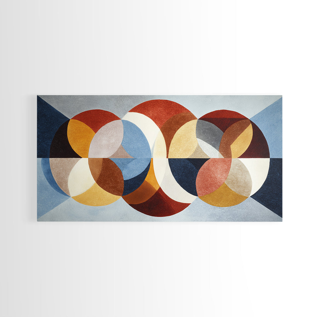 Retro Cocktail Glasses Canvas Print, Midcentury Modern Art, Digital Art, Living Room Decor, Abstract Art, Retro, MMA-2x1-98