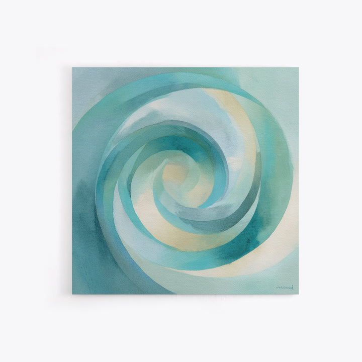 Abstract Healing Spiral Canvas Print, Medical Office Art, Printable Card, Office Decor, Abstract Art, Calm, School Nurse Art, MOA-1x1-15