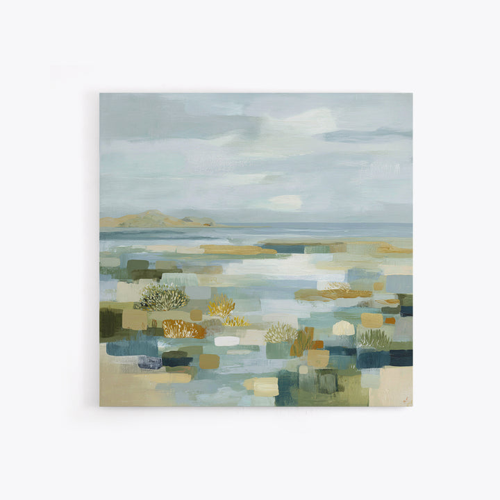Clean Geometric Composition Framed Canvas Print, Medical Office Art, Biology Art, Office Decor, Abstract Art, Calm, Art Print, MOA-1x1-34