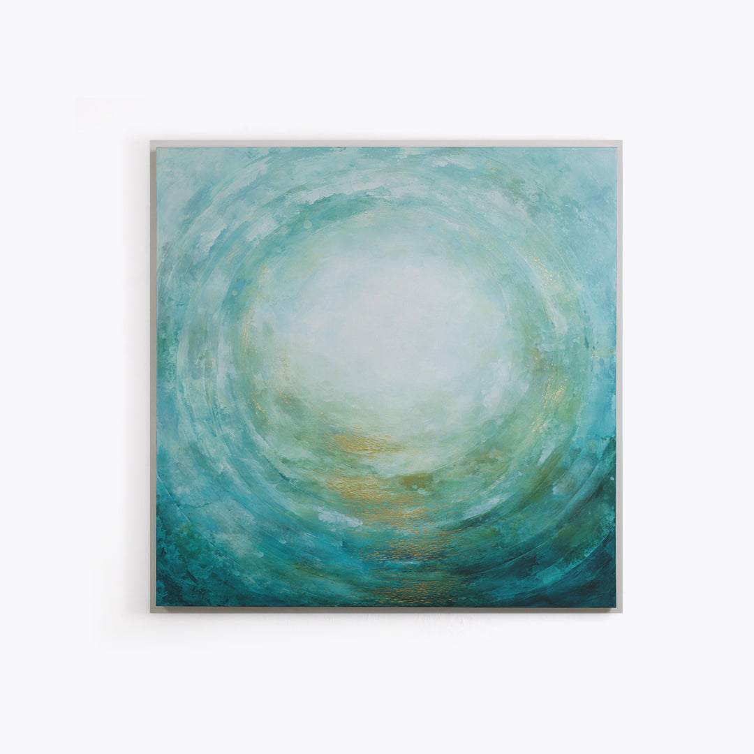 Abstract Healing Spiral Framed Canvas Print, Medical Office Art, Medical School, Office Decor, Fine Art, Calm, Minimalist Decor, MOA-1x1-63