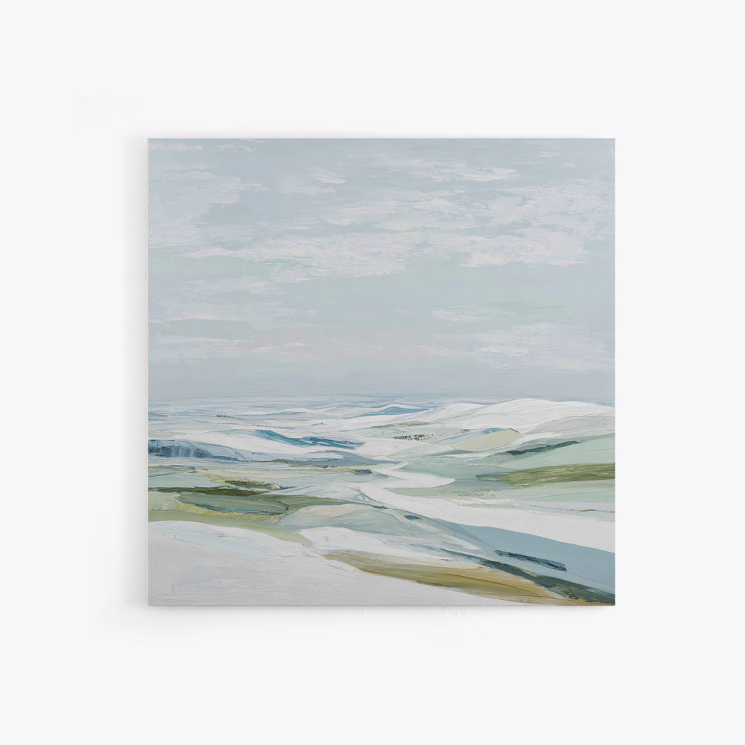 Large Neutral Landscape Framed Canvas Print, Medical Office Art, Brain Poster, Office Decor, Fine Art, Calm, Medical School, MOA-1x1-64