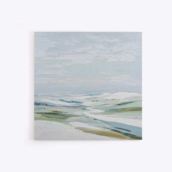 Large Neutral Landscape Framed Canvas Print, Medical Office Art, Brain Poster, Office Decor, Fine Art, Calm, Medical School, MOA-1x1-64