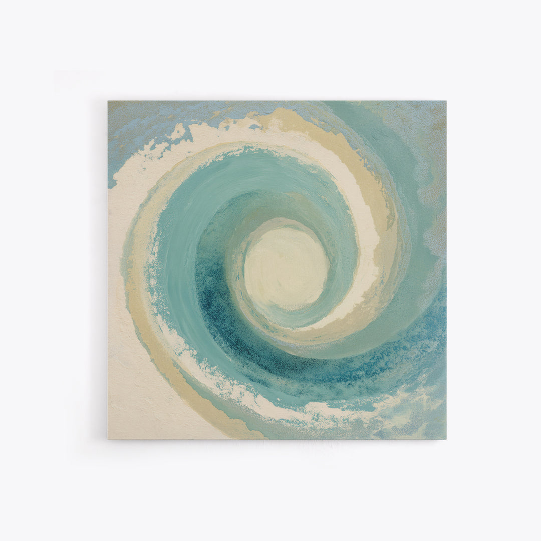 Abstract Healing Spiral Canvas Print, Medical Office Art, Boho Decor, Office Decor, Abstract Art, Calm, Printable Wall Art, MOA-1x1-87