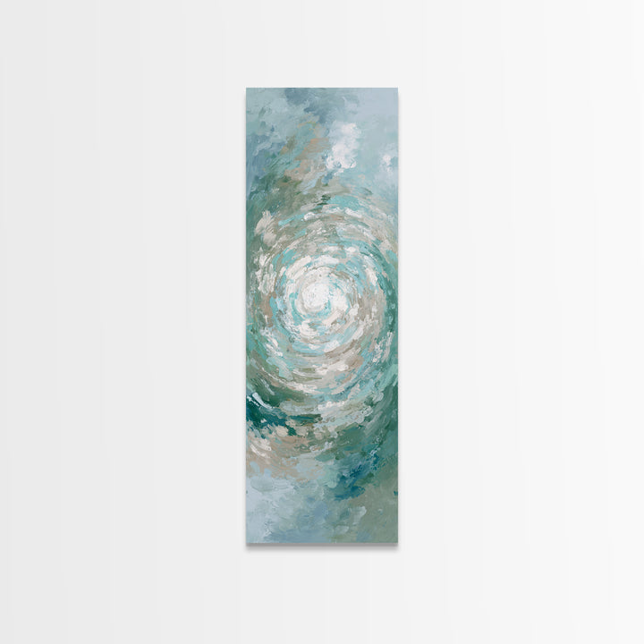 Abstract Healing Spiral Canvas Print, Medical Office Art, Office Decor, Abstract Art, Calm, Anatomy Wall Art, MOA-1x3-27