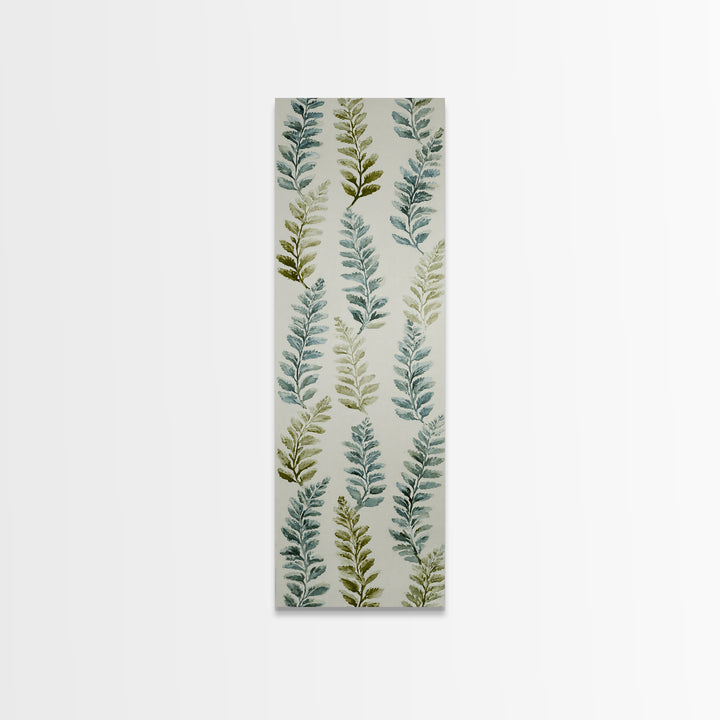Minimal Green Fern Specimen Canvas Print, Medical Office Art, Contemporary Art, Office Decor, Fine Art, Calm, Animal Art, MOA-1x3-44