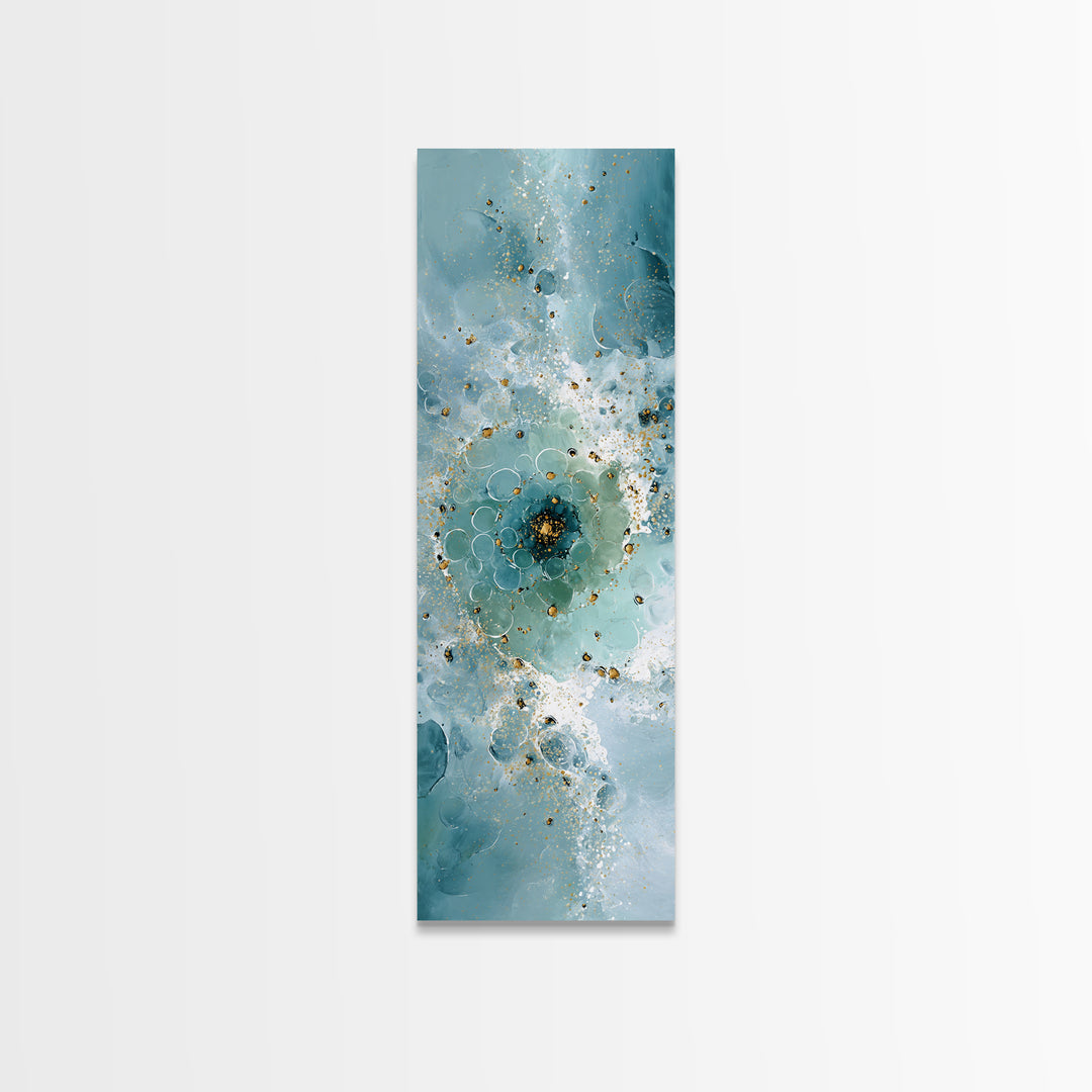 Abstract Healing Spiral Canvas Print, Medical Office Art, Medical Decor, Office Decor, Calm, Science Art, Neuroscience Art, MOA-1x3-51