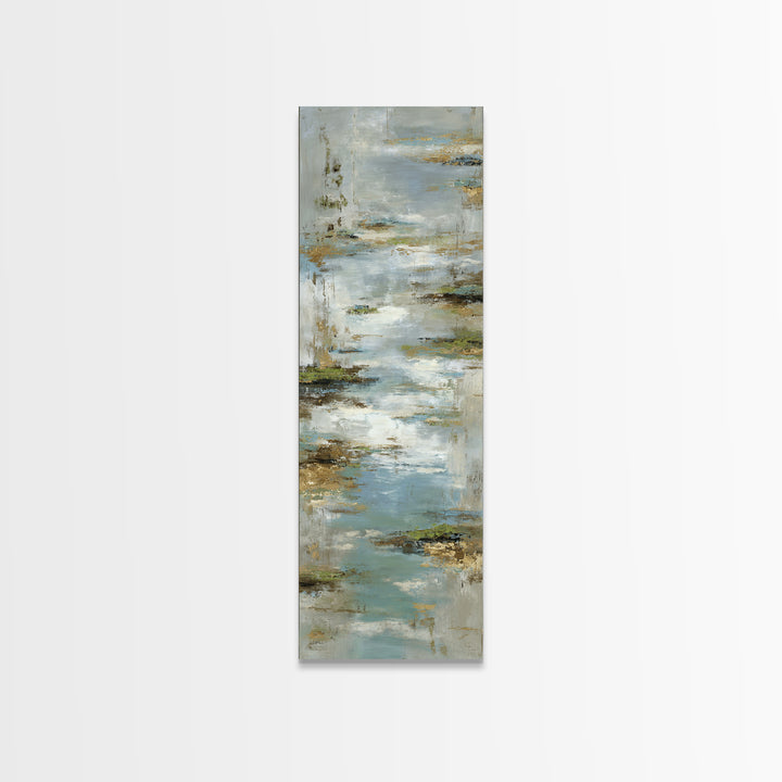 Simple Line Figure Framed Canvas Print, Medical Office Art, Heart Anatomy Print, Office Decor, Oil Painting, Calm, MOA-1x3-54