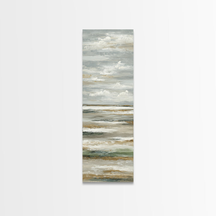 Large Neutral Landscape Framed Canvas Print, Medical Office Art, Printable Card, Office Decor, Fine Art, Calm, School Nurse Art, MOA-1x3-76