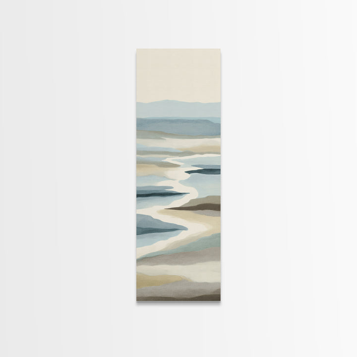 Peaceful Ocean Horizon Canvas Print, Medical Office Art, Medical Decor, Office Decor, Calm, Science Art, Neuroscience Art, MOA-1x3-88
