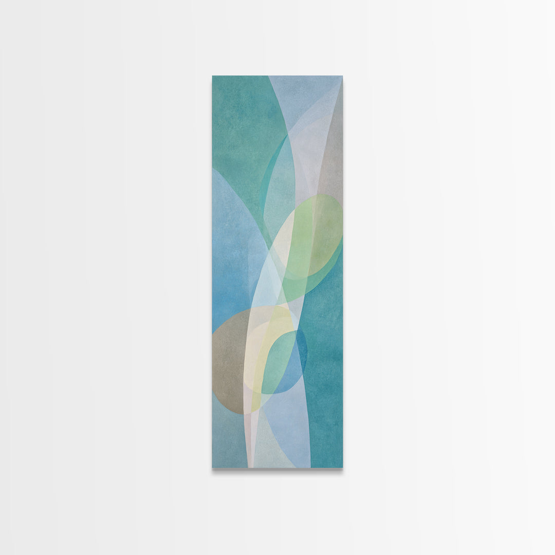 Abstract Healing Spiral Canvas Print, Medical Office Art, Nurse Wall Art, Office Decor, Abstract Art, Calm, Room Decor, MOA-1x3-99
