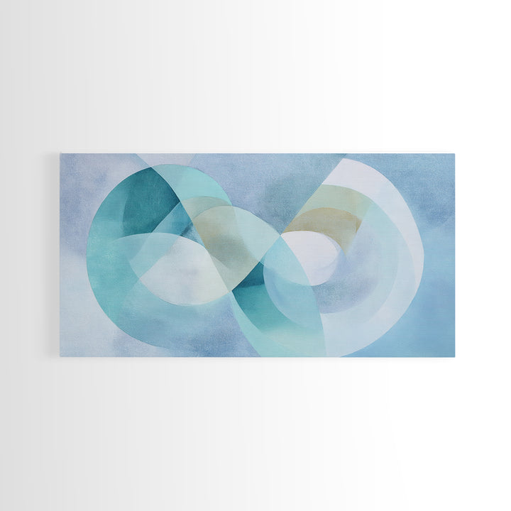 Abstract Healing Spiral Framed Canvas Print, Medical Office Art, Healthcare Wall Art, Office Decor, Abstract Art, Calm, MOA-2x1-11