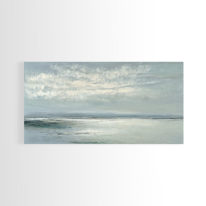 Large Neutral Landscape Canvas Print, Medical Office Art, Wall Art, Office Decor, Watercolor Art, Calm, Printable Card, MOA-2x1-36