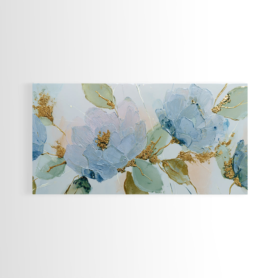 Lavender Botanical Still Life Canvas Print, Medical Office Art, Contemporary Art, Office Decor, Fine Art, Calm, Animal Art, MOA-2x1-41