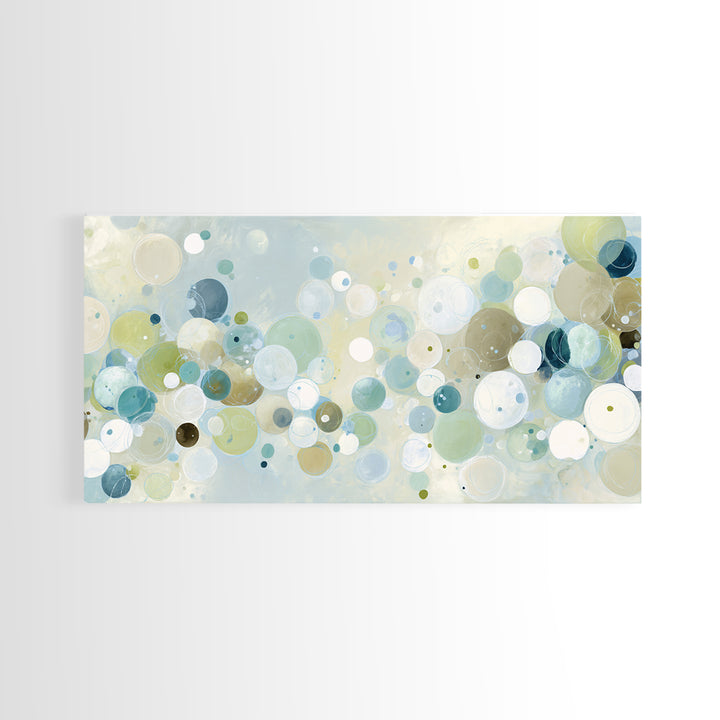 Abstract Cells and Circles as Soothing Pattern Canvas Print, Medical Office Art, Printable Art, Office Decor, Abstract Art, MOA-2x1-49