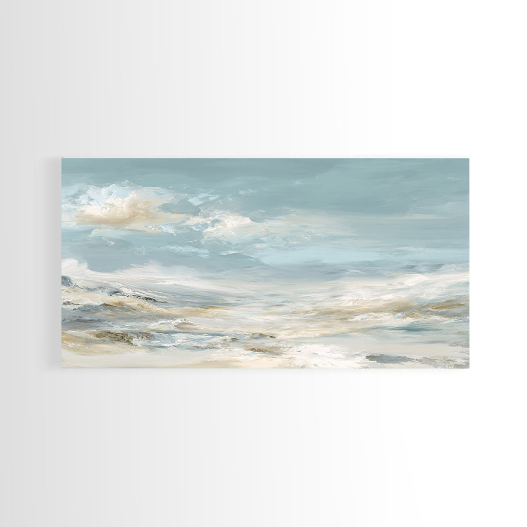 Sky and Cloud Scene Canvas Print, Medical Office Art, Medical Student Gift, Office Decor, Oil Painting, Calm, Anatomy Poster, MOA-2x1-53