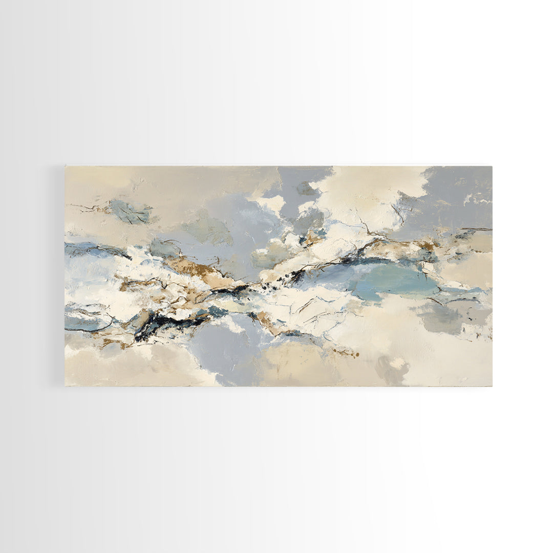 Simple Line Figure Canvas Print, Medical Office Art, Room Decor, Office Decor, Oil Painting, Calm, Medical Student Gift, MOA-2x1-62