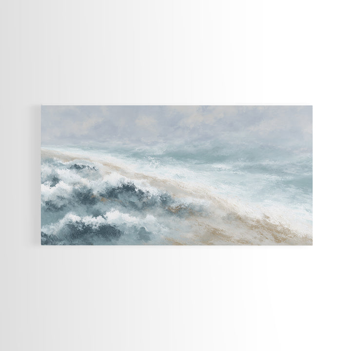 Subtle Marble Texture Canvas Print, Medical Office Art, Medical Decor, Office Decor, Calm, Science Art, Neuroscience Art, MOA-2x1-63