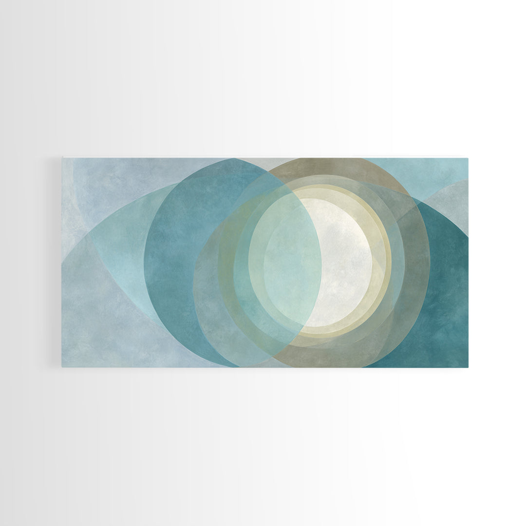 Abstract Healing Spiral Framed Canvas Print, Medical Office Art, Contemporary Art, Office Decor, Fine Art, Calm, Animal Art, MOA-2x1-83