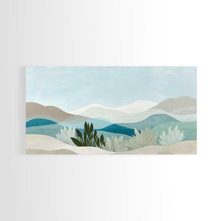 Simple Line Figure Framed Canvas Print, Medical Office Art, Home Decor, Office Decor, Calm, Medical Art, Medical Office Decor, MOA-2x1-86