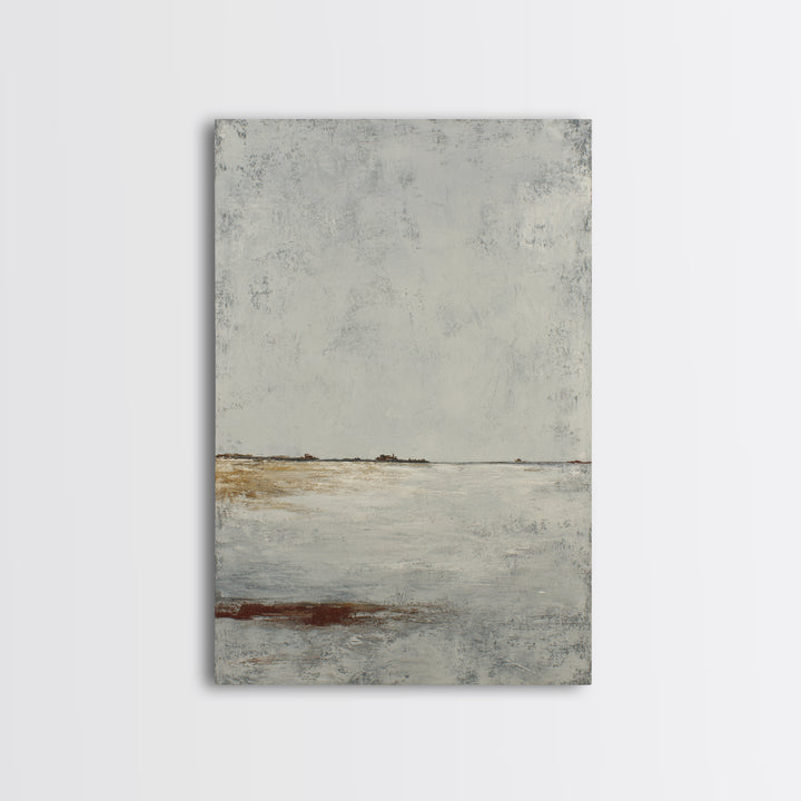 Peaceful Ocean Horizon Framed Canvas Print, Medical Office Art, Minimalist Decor, Office Decor, Calm, Dental Office Decor, MOA-2x3-12