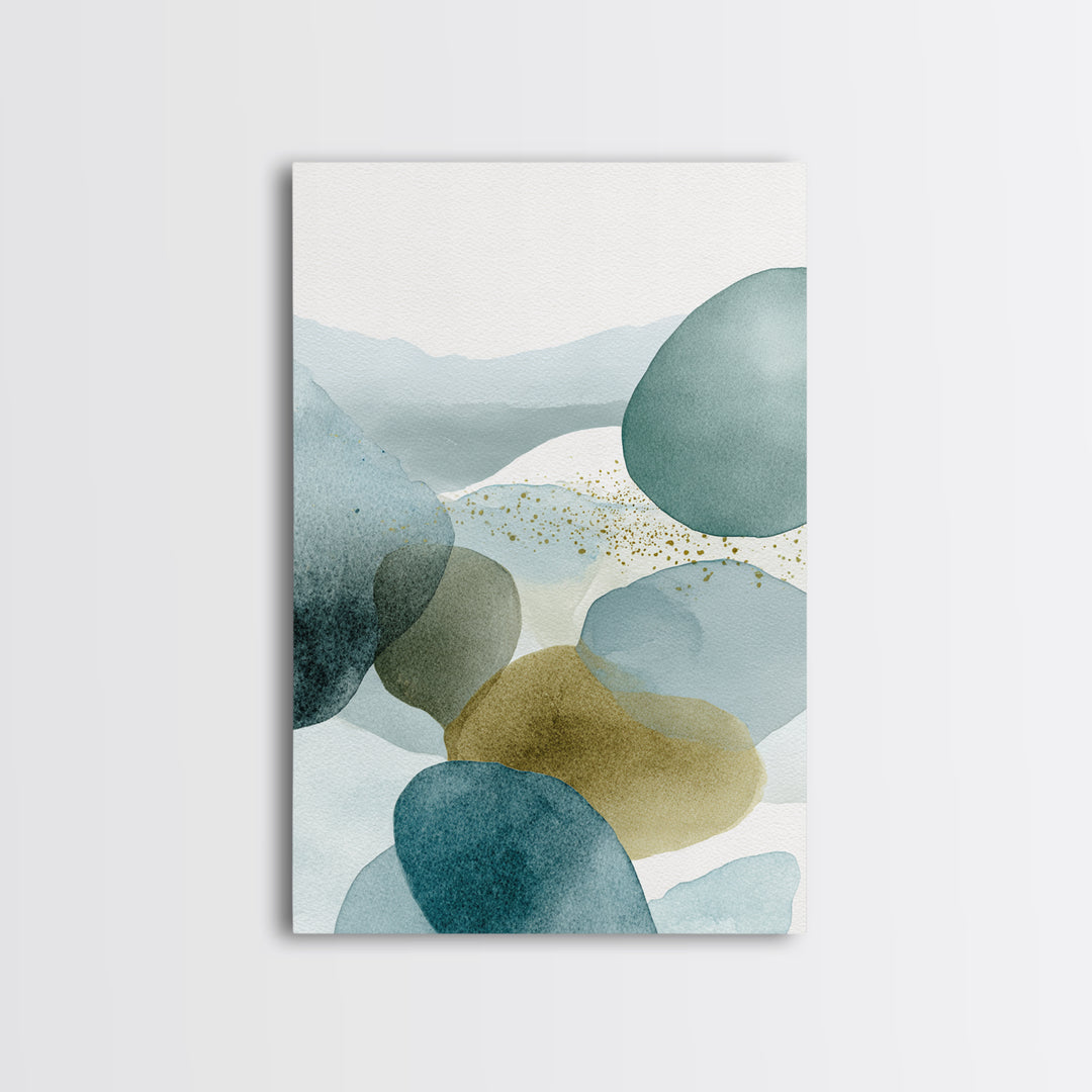 Simple Line Figure Framed Canvas Print, Medical Office Art, Boho Decor, Office Decor, Fine Art, Calm, Printable Wall Art, MOA-2x3-26