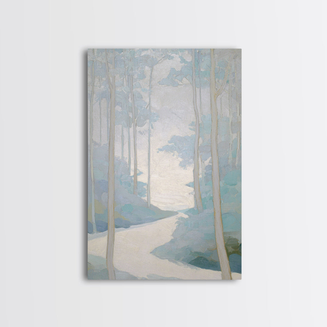 Gentle Forest Path Canvas Print, Medical Office Art, Digital Wall Art, Office Decor, Fine Art, Calm, Healthcare Wall Art, MOA-2x3-49