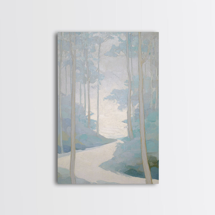 Gentle Forest Path Canvas Print, Medical Office Art, Digital Wall Art, Office Decor, Fine Art, Calm, Healthcare Wall Art, MOA-2x3-49
