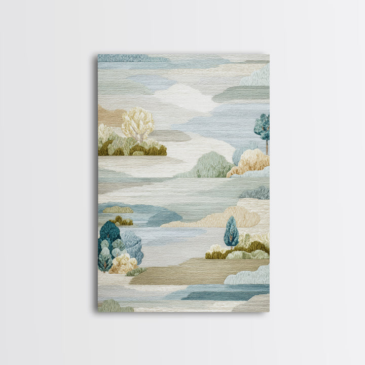 Clean Geometric Composition Canvas Print, Medical Office Art, Home Decor, Office Decor, Calm, Medical Art, Medical Decor, MOA-2x3-66