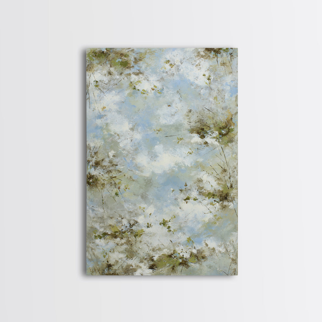 Sunlit Meadow with Wildflowers and Calm Mood Canvas Print, Medical Office Art, Medical Student Gift, Office Decor, Calm, MOA-2x3-68