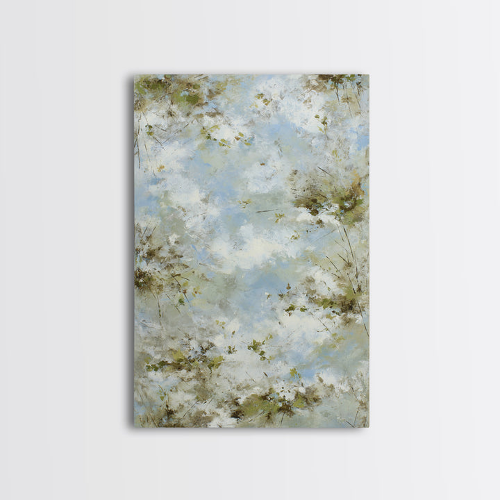 Sunlit Meadow with Wildflowers and Calm Mood Canvas Print, Medical Office Art, Medical Student Gift, Office Decor, Calm, MOA-2x3-68