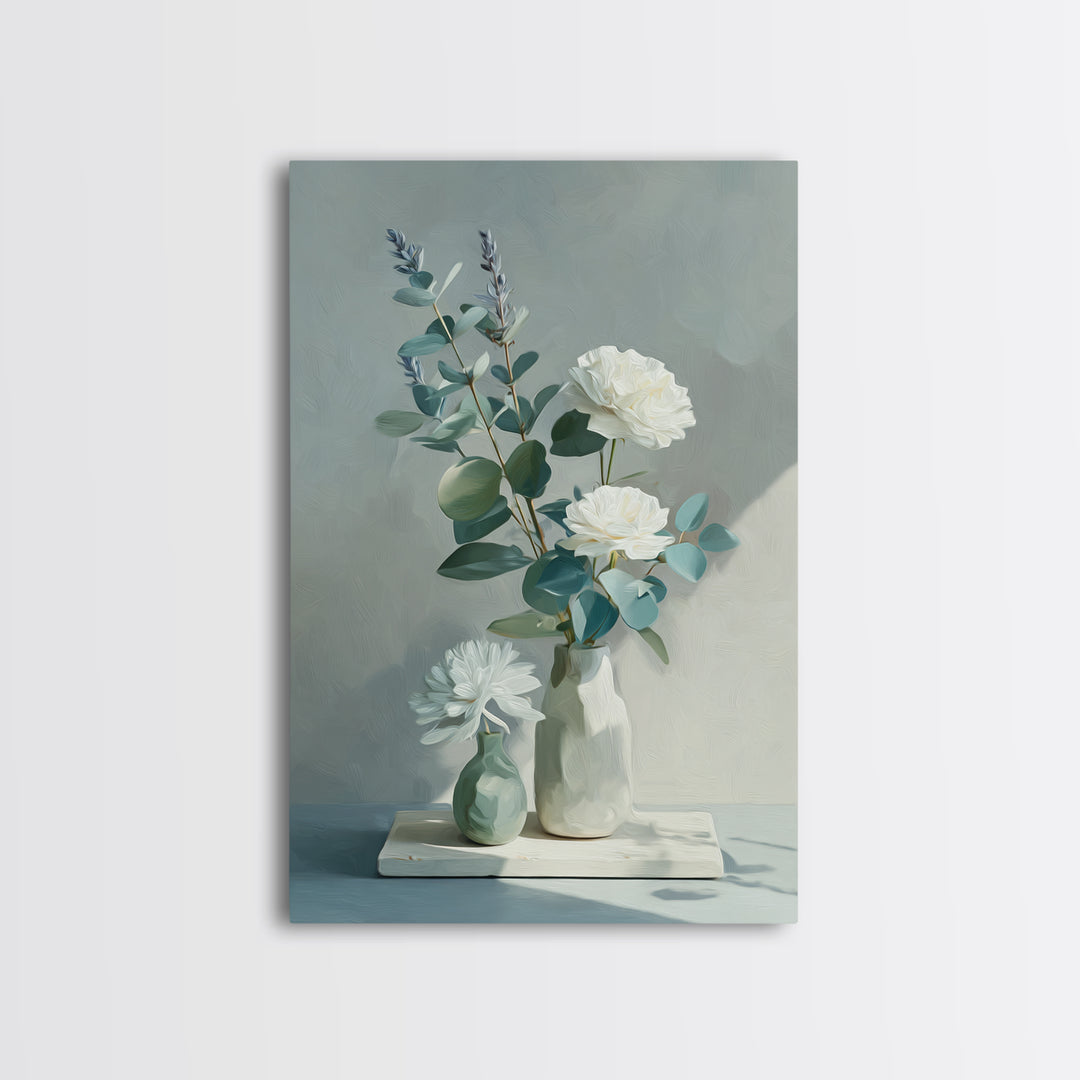 Lavender Botanical Still Life Canvas Print, Medical Office Art, Printable Card, Office Decor, Fine Art, Calm, School Nurse Art, MOA-2x3-77