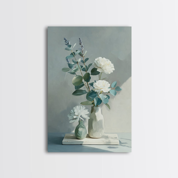 Lavender Botanical Still Life Canvas Print, Medical Office Art, Printable Card, Office Decor, Fine Art, Calm, School Nurse Art, MOA-2x3-77